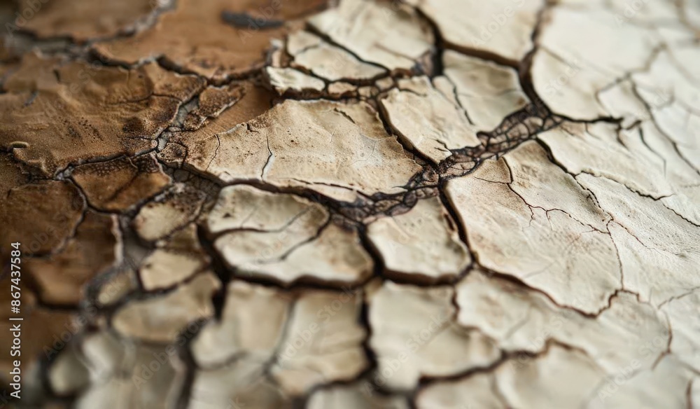 Fototapeta premium Abandoned Mosaic Art: Broken Tile Pattern