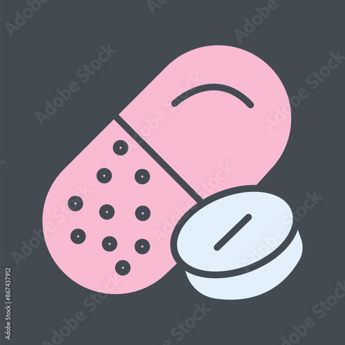 Pills Vector Icon