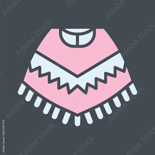 Poncho Vector Icon