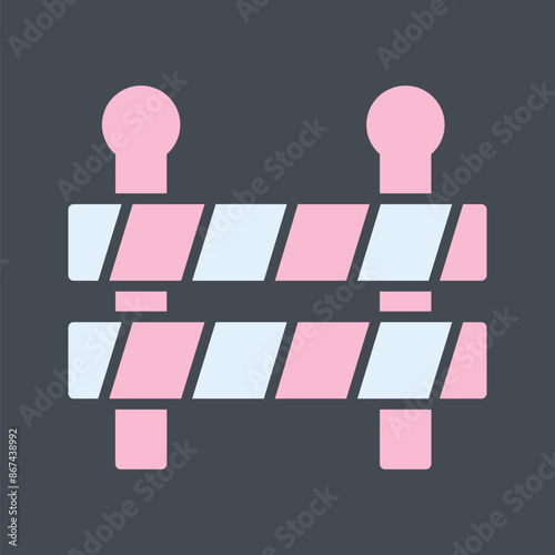 Roadblock Vector Icon