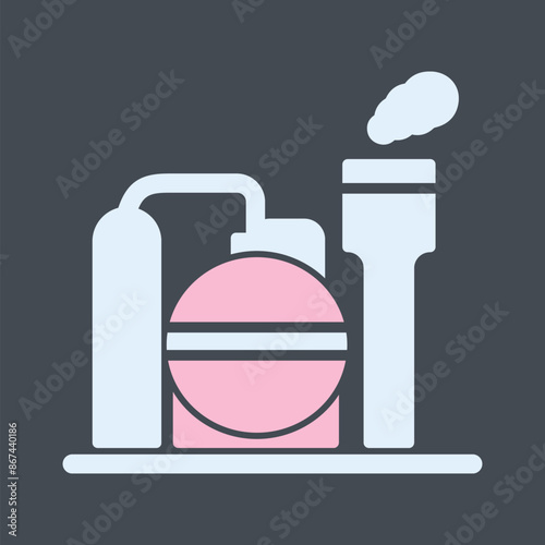 Refinery Vector Icon
