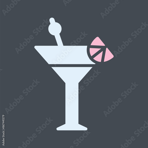 Martini Vector Icon
