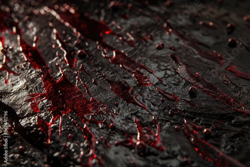 Wallpaper Mural Close-up shot of a knife with visible blood stains Torontodigital.ca