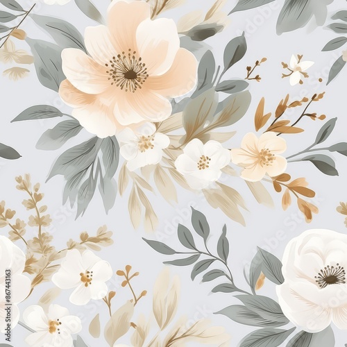 Gentle Hues Combine for Floral Harmony