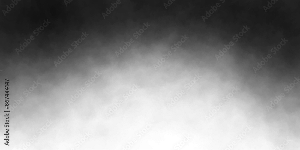 Black and white abstract grunge isolated vapour mist overlay smoke cloud paper texture with grain noise decorative vintage vector background. Black and white abstract grunge isolated vapour mist overlay smoke cloud paper texture with grain noise decorative vintage vector background.