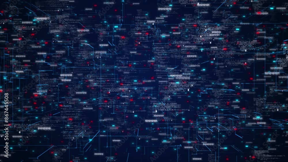 Futuristic virtual interface screen data mining, digital software Cyber attack system malware Data science. Innovation technology, deep learning AI artificial intelligence engineering global network