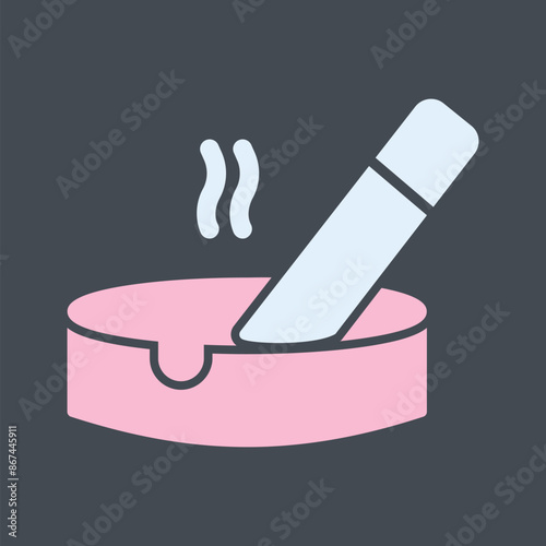 Ashtray Vector Icon