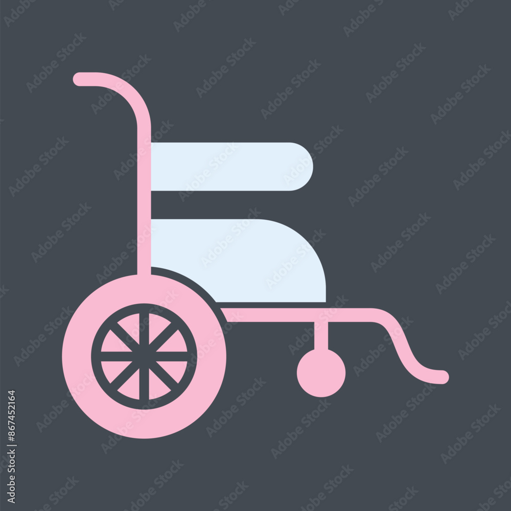 Wheelchair Vector Icon Wheelchair Vector Icon