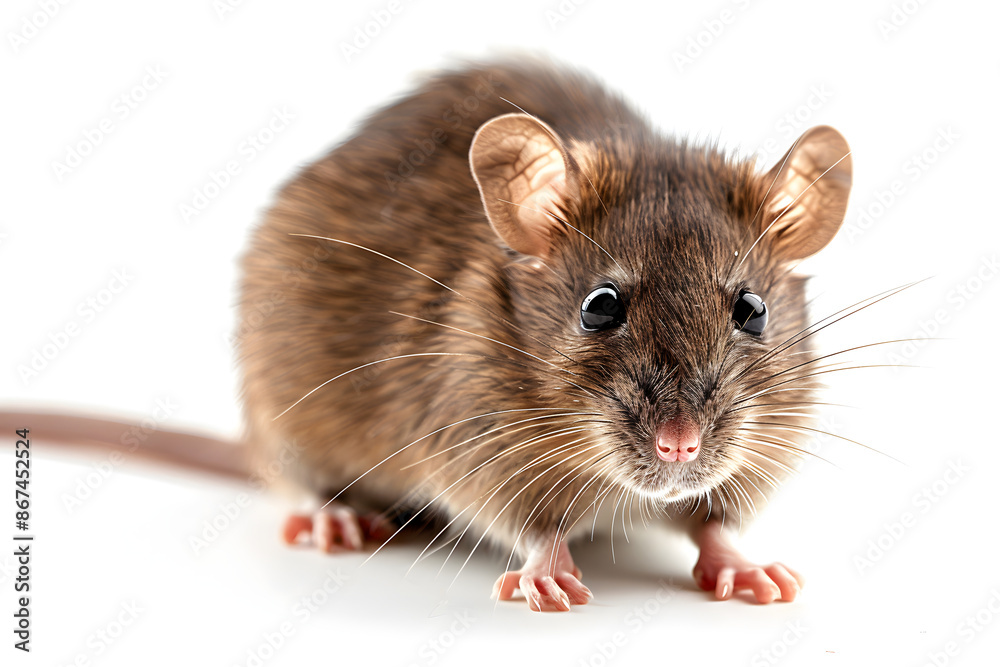 Adorable Pet Mouse Living Harmoniously with Human, Cute Rodent Companion Adorable Pet Mouse Living Harmoniously with Human, Cute Rodent Companion