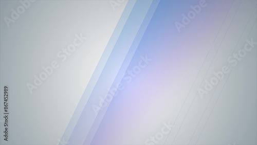 White Background, Diagonal light blue stripes animation. Digital minimal geometric BG. Premium luxury design template. Animated soft pattern, Elegant white light blue background.

