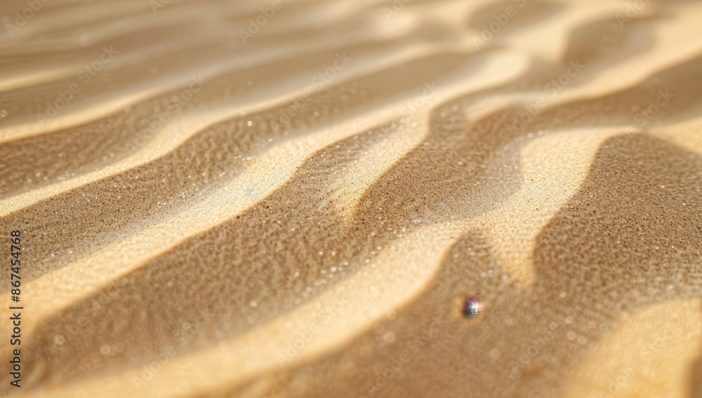  Close-Up Texture Photograph of Sand Dunes with Soft Light Effect