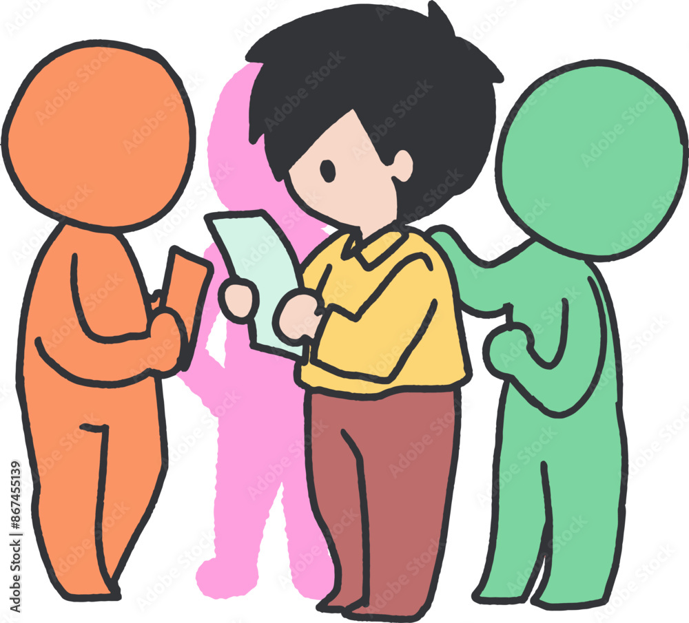 Teamwork in Progress Young Minds at Work Vector Teamwork in Progress Young Minds at Work Vector