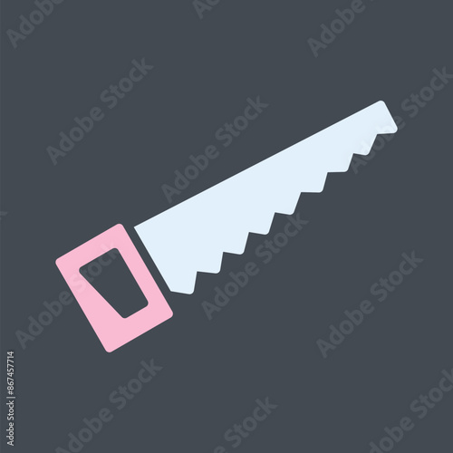 Handsaw Vector Icon