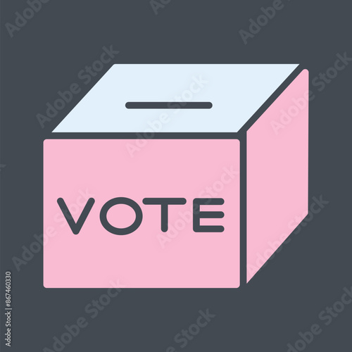 Ballot Box Vector Icon