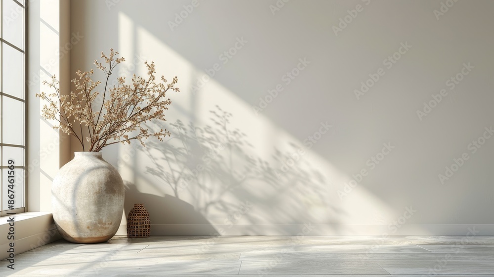 Modern home interior background, wall mock up Modern home interior background, wall mock up