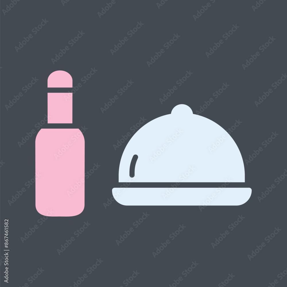 Food and Beer Vector Icon Food and Beer Vector Icon