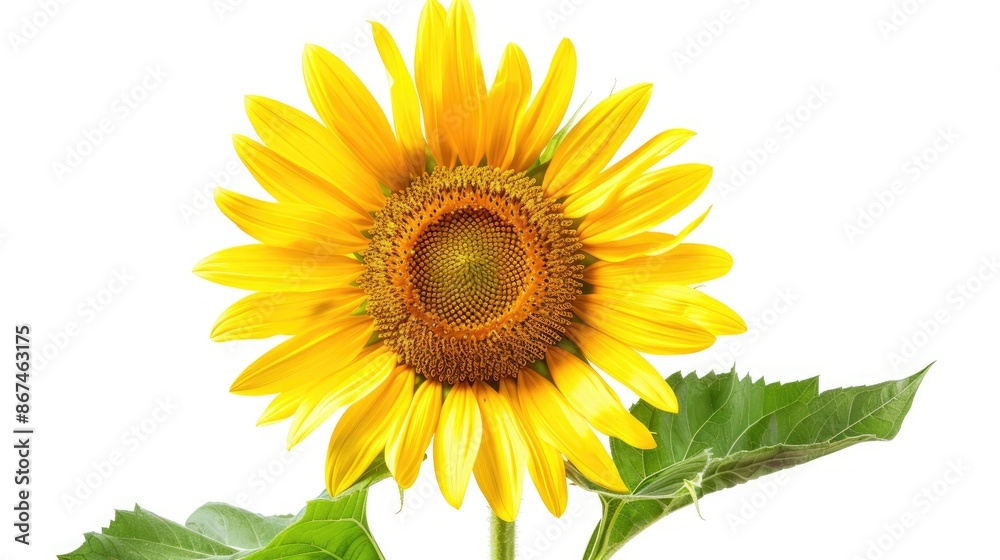 Sunflower isolated on white background Sunflower isolated on white background