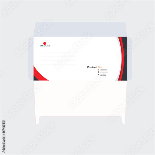 Web Paper Envelope Templates for Your Project Design ,A Corporate Envelope Design Template , photo