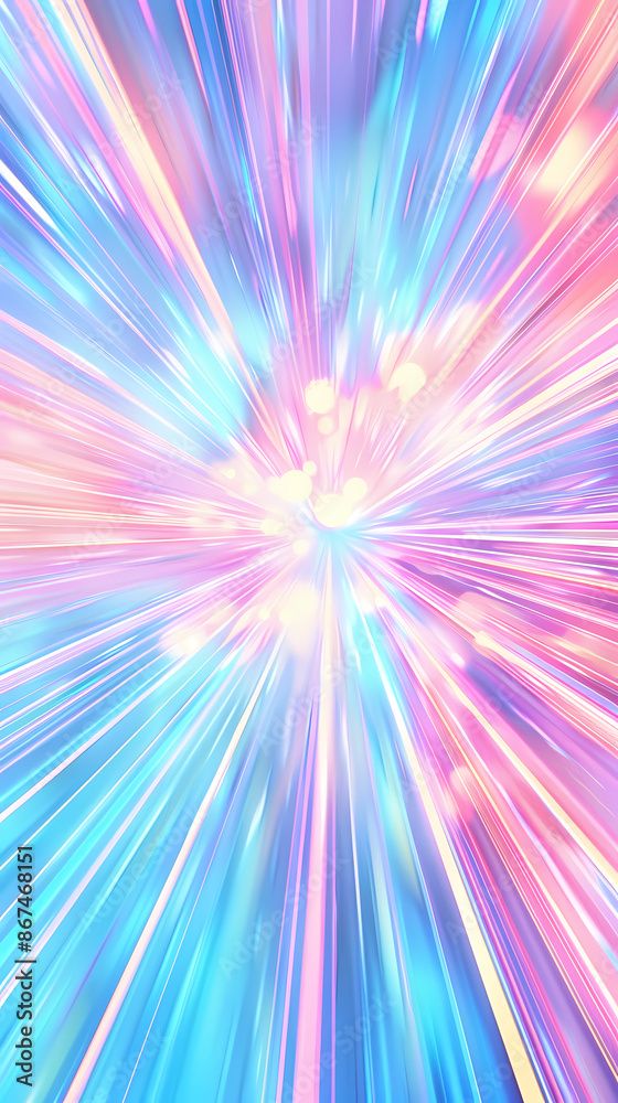 Fototapeta premium Abstract colorful background with rays