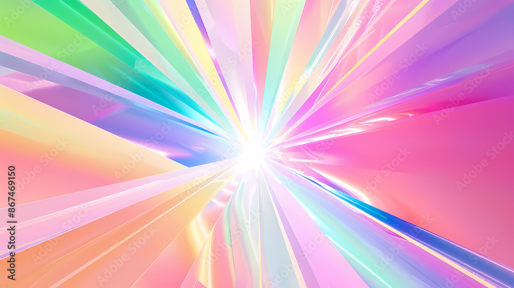 Obraz premium Abstract colorful background with rays