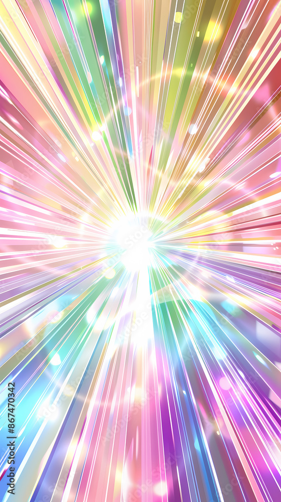 Abstract colorful background with rays Abstract colorful background with rays