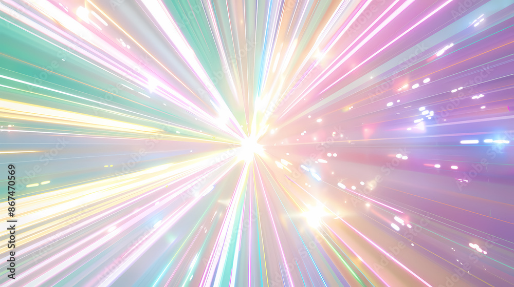 Obraz premium Abstract colorful background with rays