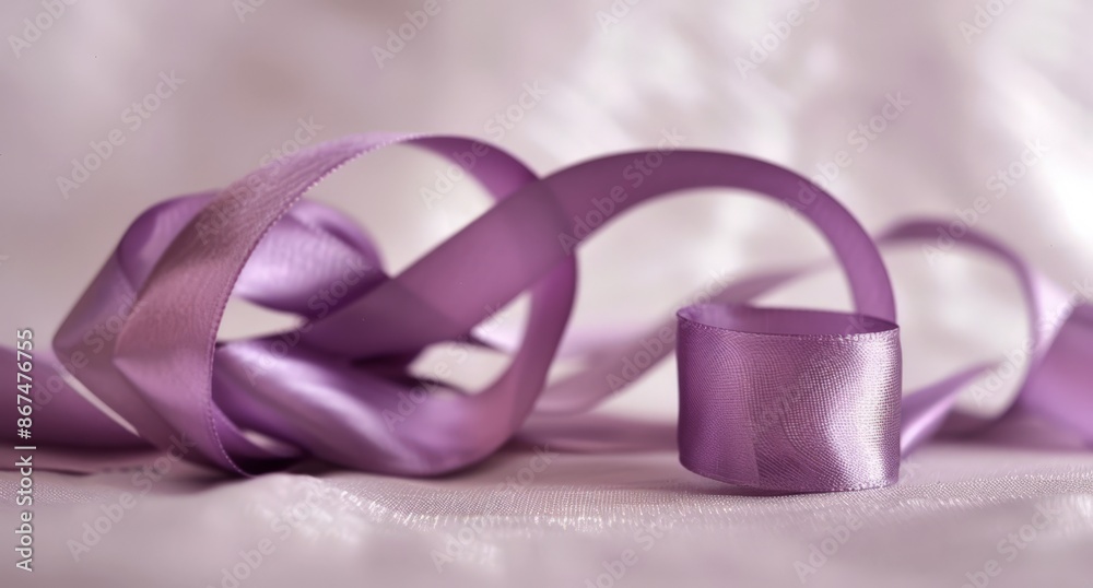 Purple Ribbon Rolls, Gift Wrap with Purple Paper Purple Ribbon Rolls, Gift Wrap with Purple Paper