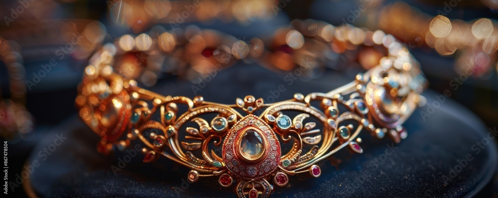 A piece of jewelry, its intricate design reflecting the wearer's unique style.