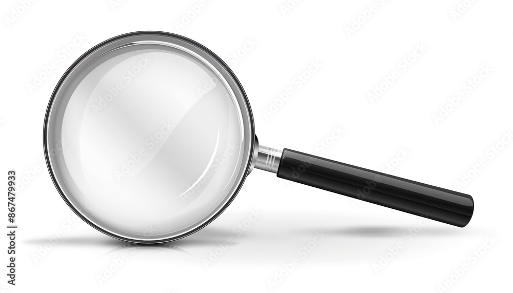 magnifying glass isolated on white background magnifying glass isolated on white background