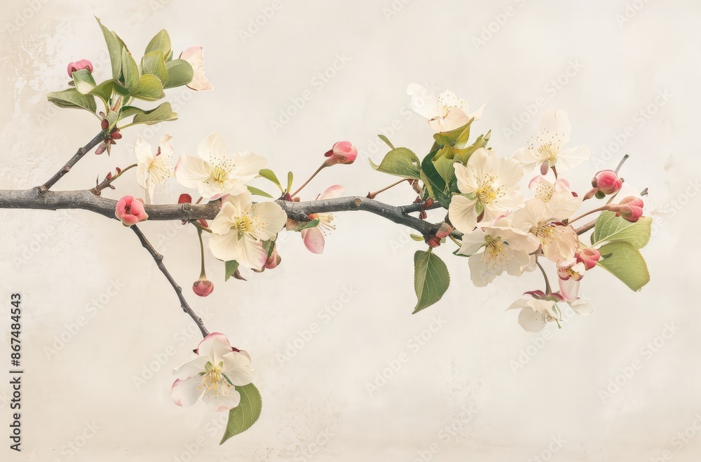 Obraz premium Spring Blossom Tree Branch Artwork