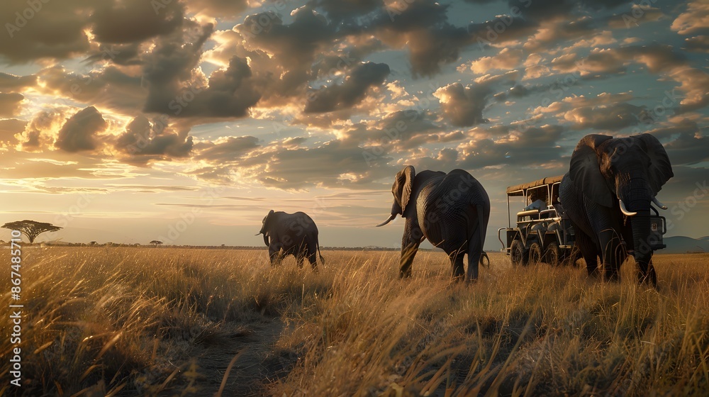 Wildlife African Animals Background. Wildlife African Animals Background.