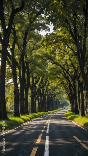 road in the forest