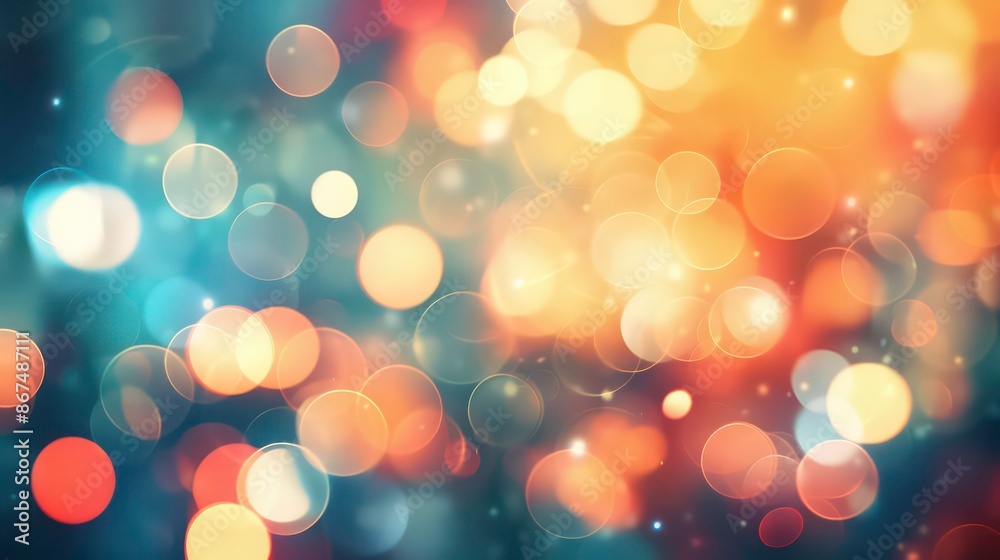 An image depicting a blurred background and a bokeh effect. with copy space image. Generative AI An image depicting a blurred background and a bokeh effect. with copy space image. Generative AI