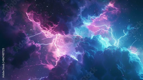 background with lightning