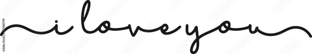 I love you Script Words Vector Graphic I love you Script Words Vector Graphic