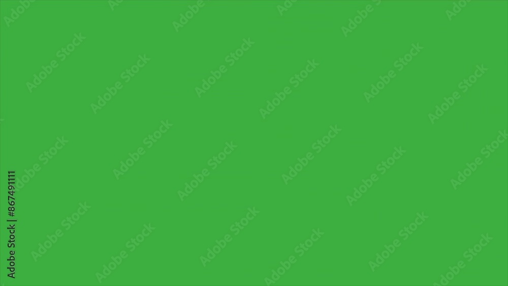 Animation video loop liquid element cartoon effect on green screen background , good for transition your video