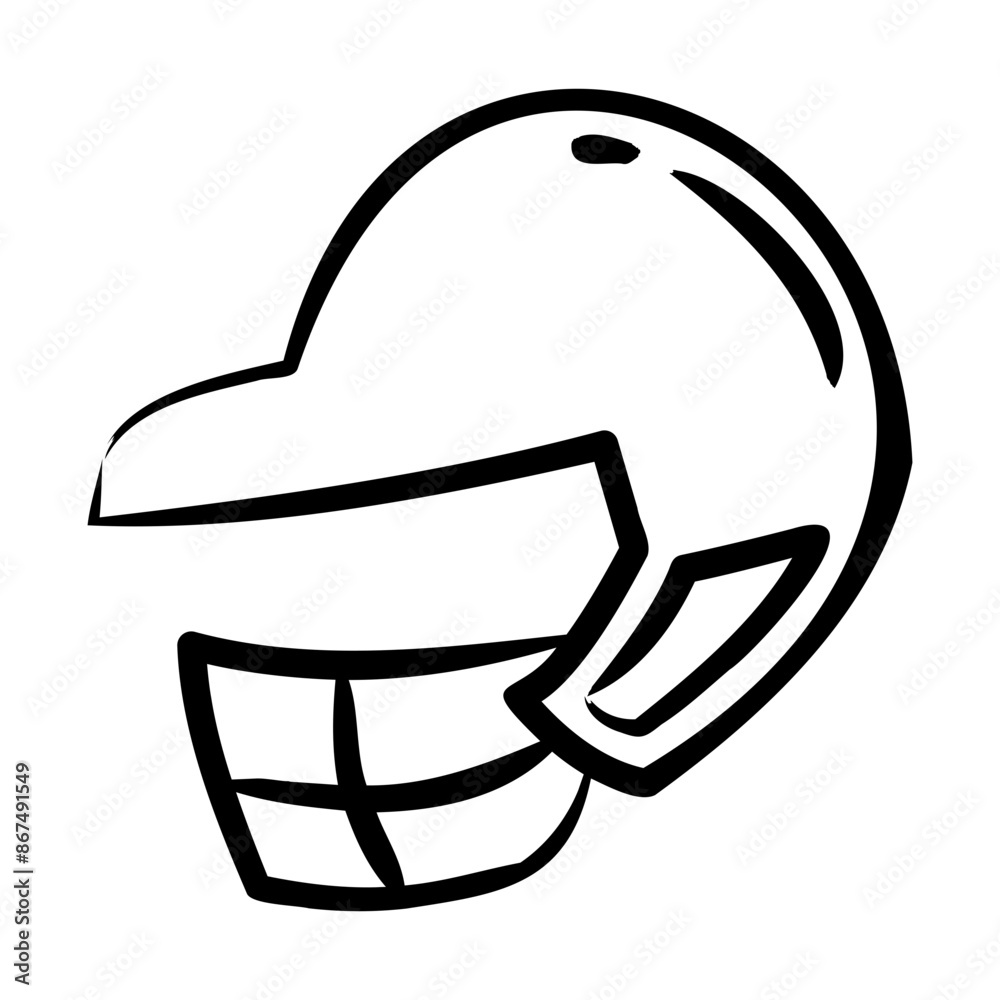 Batting Helmet Icon Batting Helmet Icon