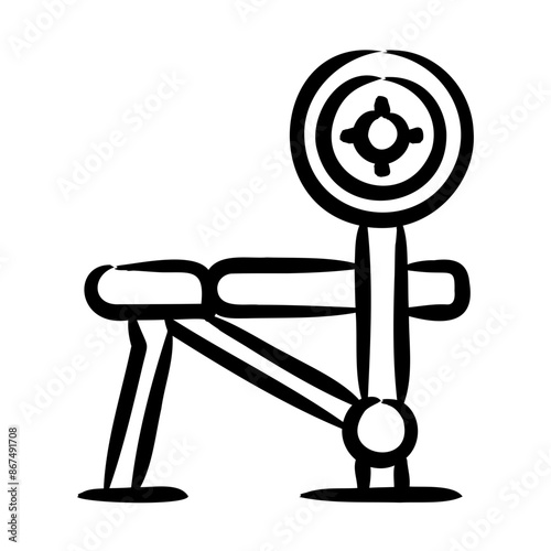 Weight Bench Icon