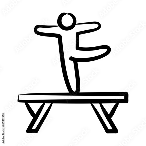 Balance Beam Icon