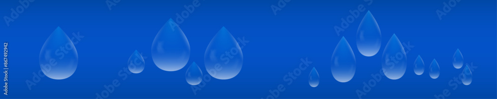 water-drop on wet blue screen background as like a realistic droplet or drop of rain on glasses material. make a cool, fresh, feeling. Set of close-up dripped aqua, the vector illustration. water-drop on wet blue screen background as like a realistic droplet or drop of rain on glasses material. make a cool, fresh, feeling. Set of close-up dripped aqua, the vector illustration.
