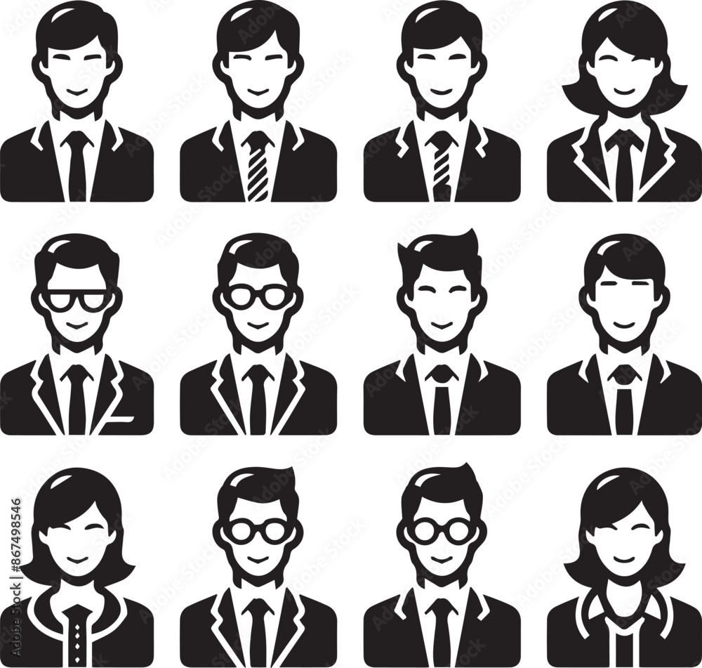 Medical Professional Avatar Vector Design Collection Medical Professional Avatar Vector Design Collection