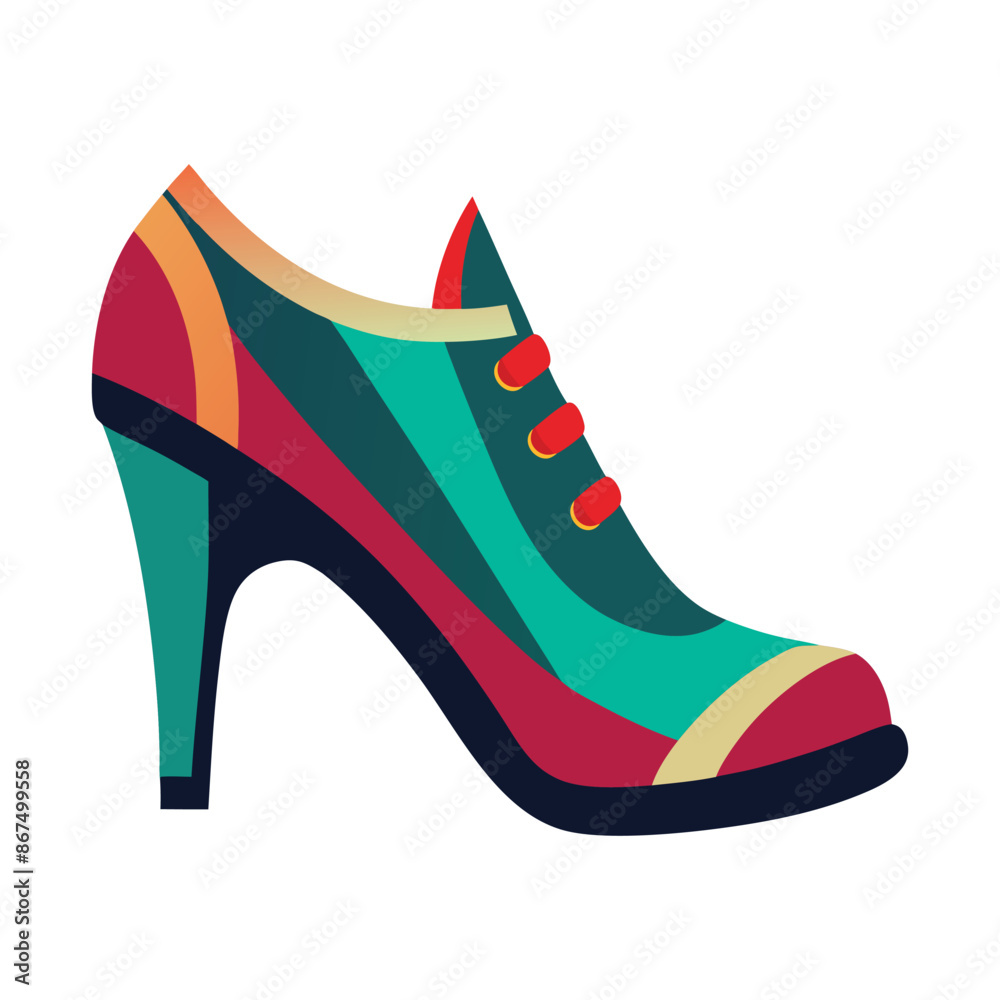 Obraz premium fashionable Shoe isolated on white