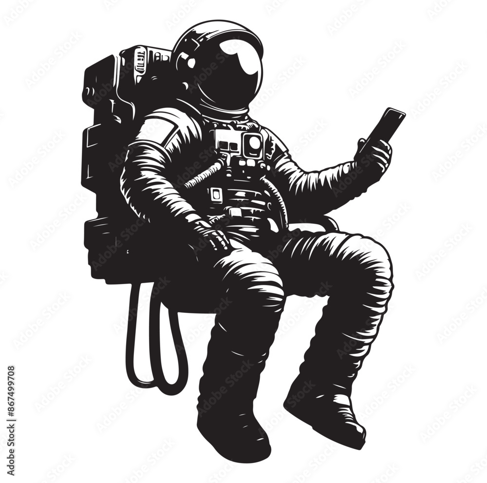 silhouette of an astronaut silhouette Vector Isolated Vector Illustration, silhouette of an astronaut silhouette Vector Isolated Vector Illustration,
