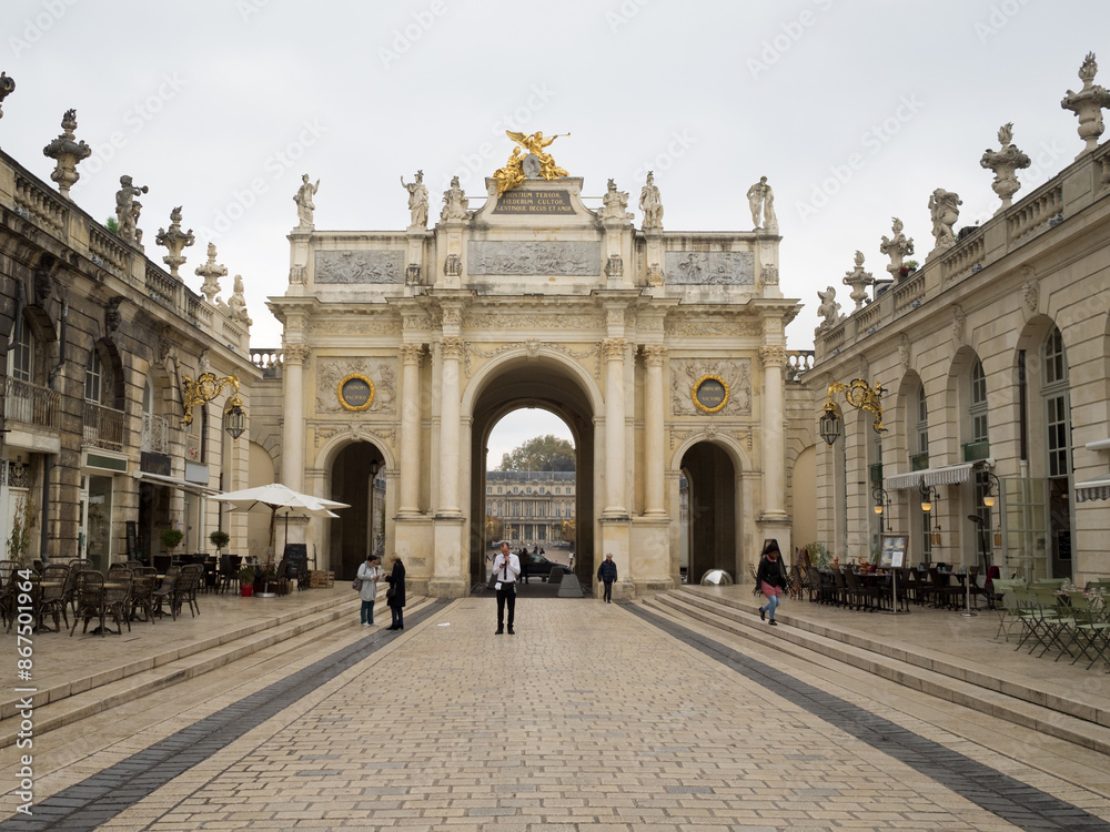 Fototapeta premium Arc Héré at the entrance to Place Stanislas, Nancy