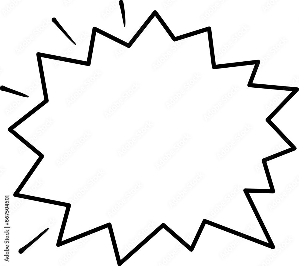 Speech Bubble Note Illustration Speech Bubble Note Illustration