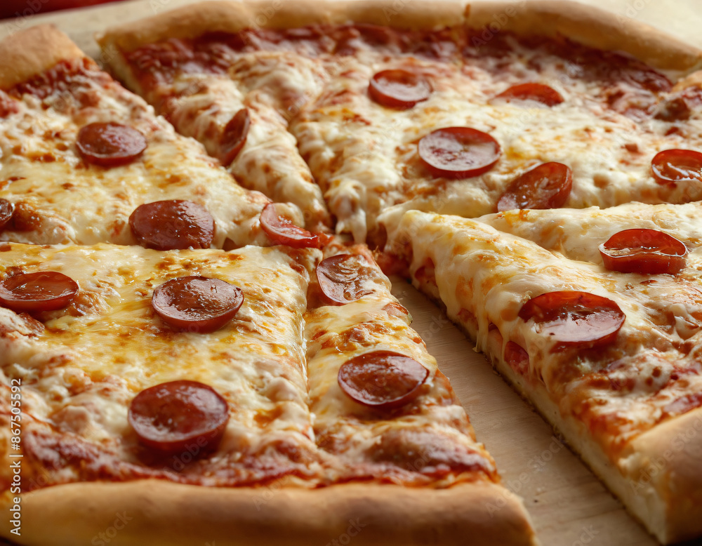 pizza with salami and cheese pizza with salami and cheese