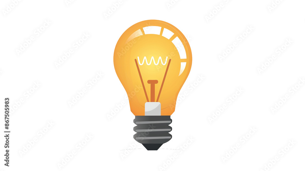 Light bulb icon isolated on transparent background. Light bulb icon isolated on transparent background.