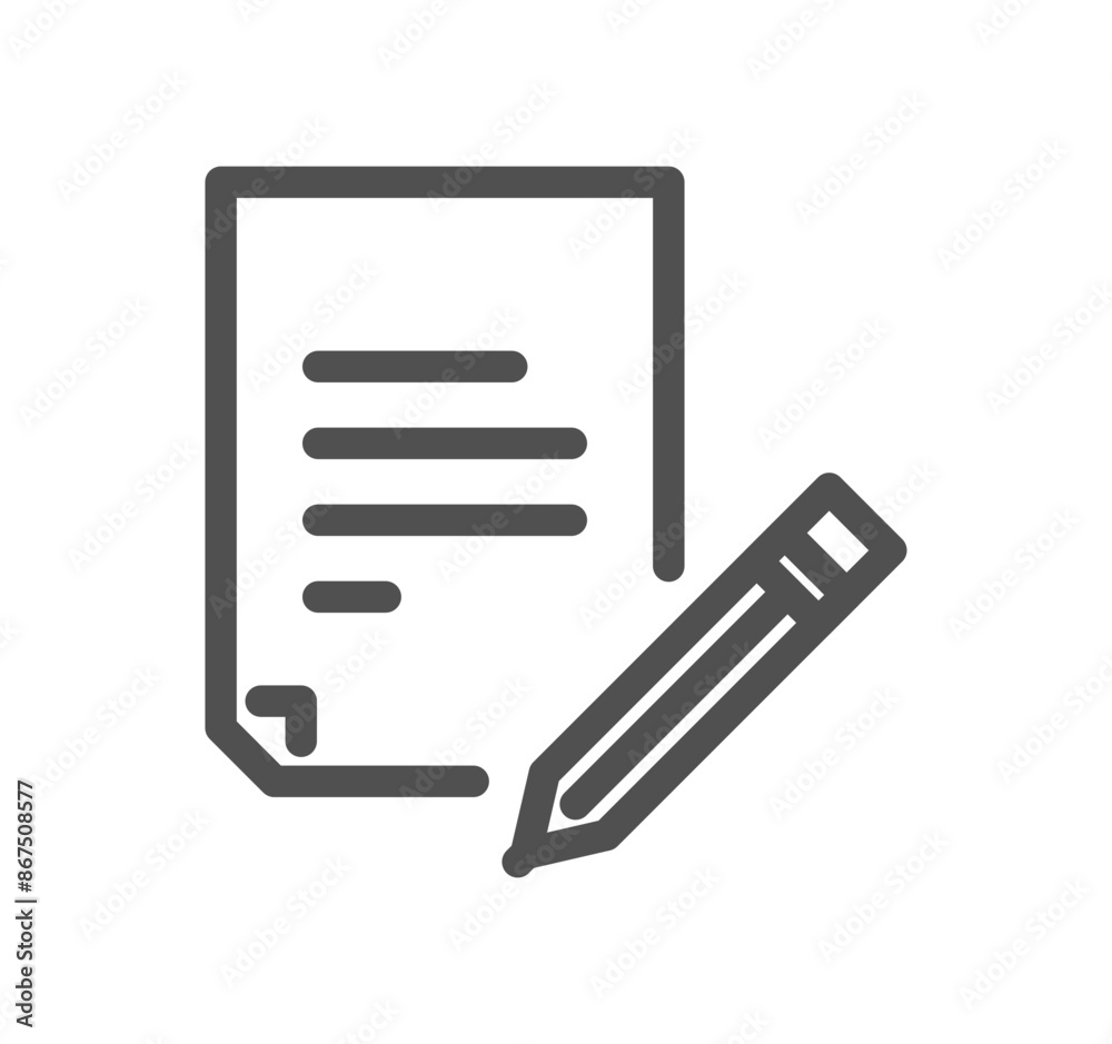 Documents related icon outline and linear vector.
Documents related icon outline and linear vector.