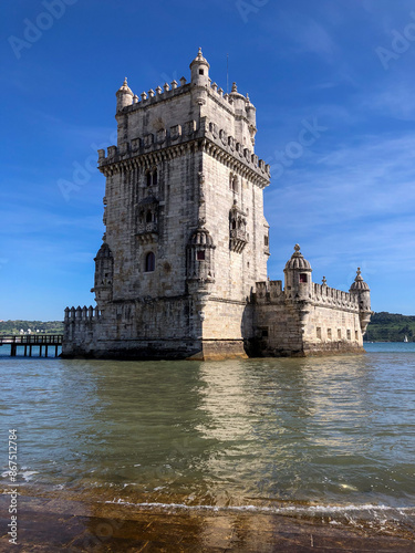 Obraz na płótnie Belem Tower and Tagus River w salonie