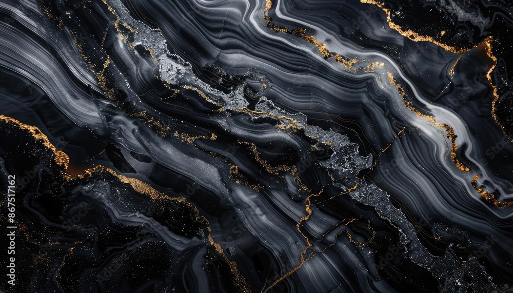 Dark onyx stone background with smooth surface and rich black color, creating a sleek look Dark onyx stone background with smooth surface and rich black color, creating a sleek look